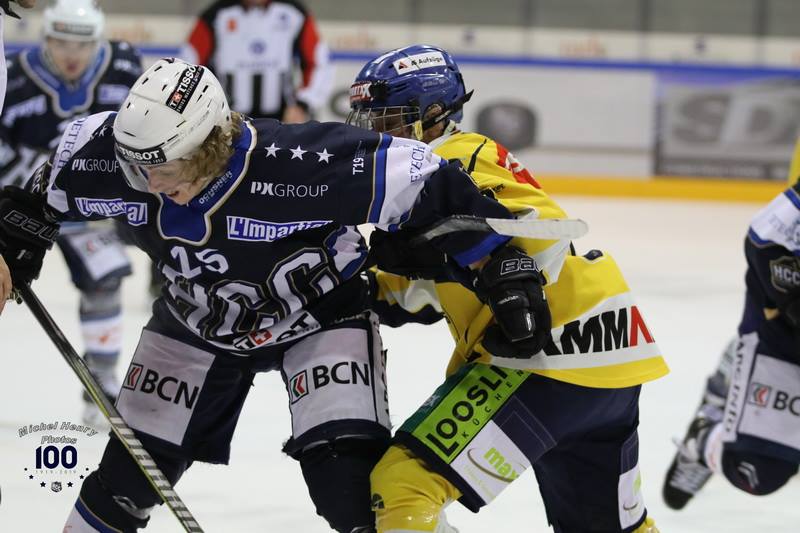 Elites : HCC – Langenthal 5-1   Carton plein