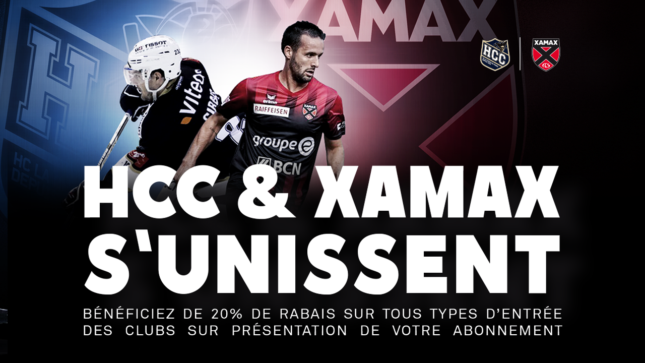 Le HCC et XAMAX FCS s’associent