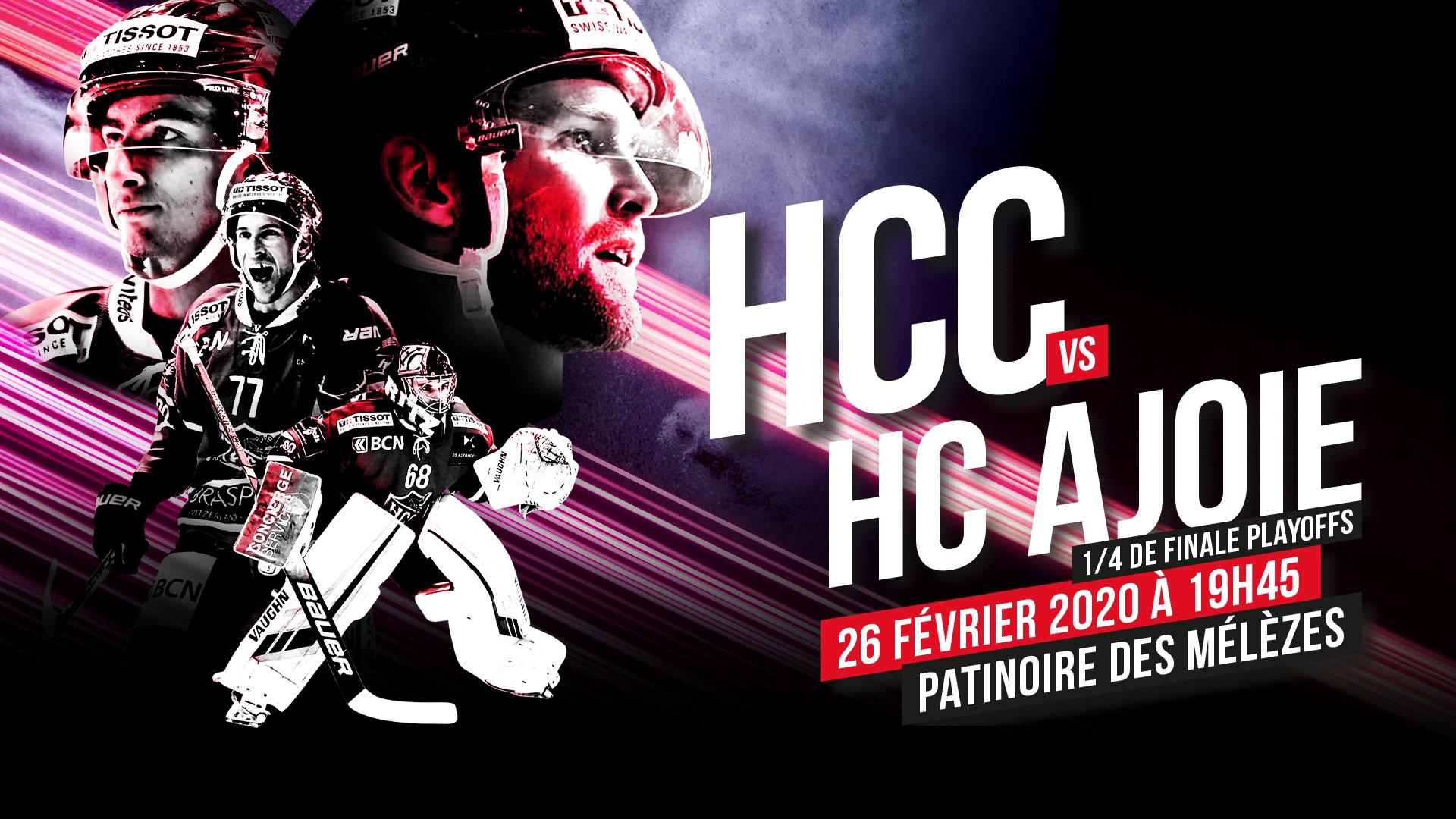 HCC – HC Ajoie : Billets visiteurs