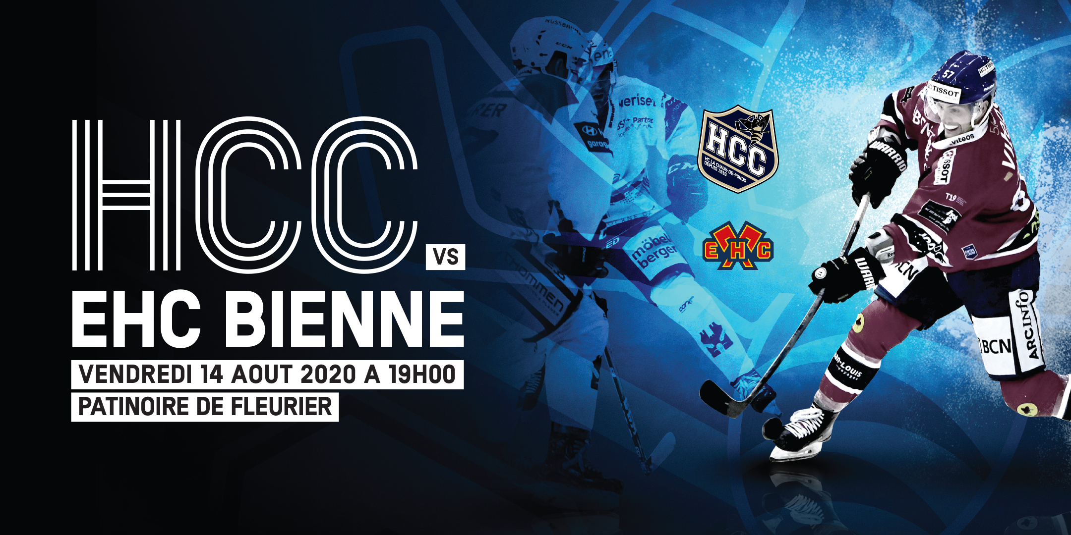 HCC vs. EHC Biel-Bienne du 14 août 2020