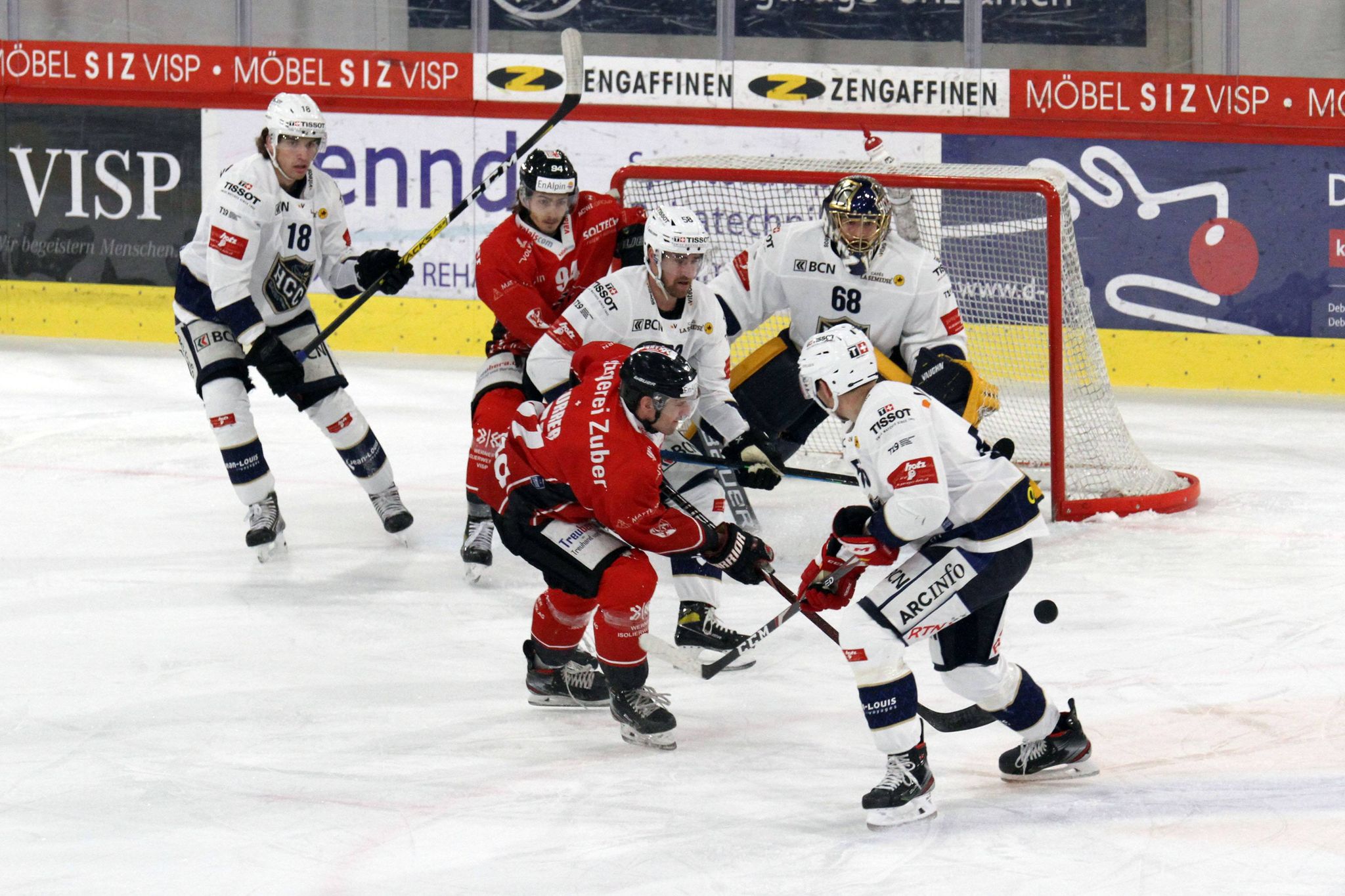 EHC Viège – HCC : le HCC renoue avec la victoire