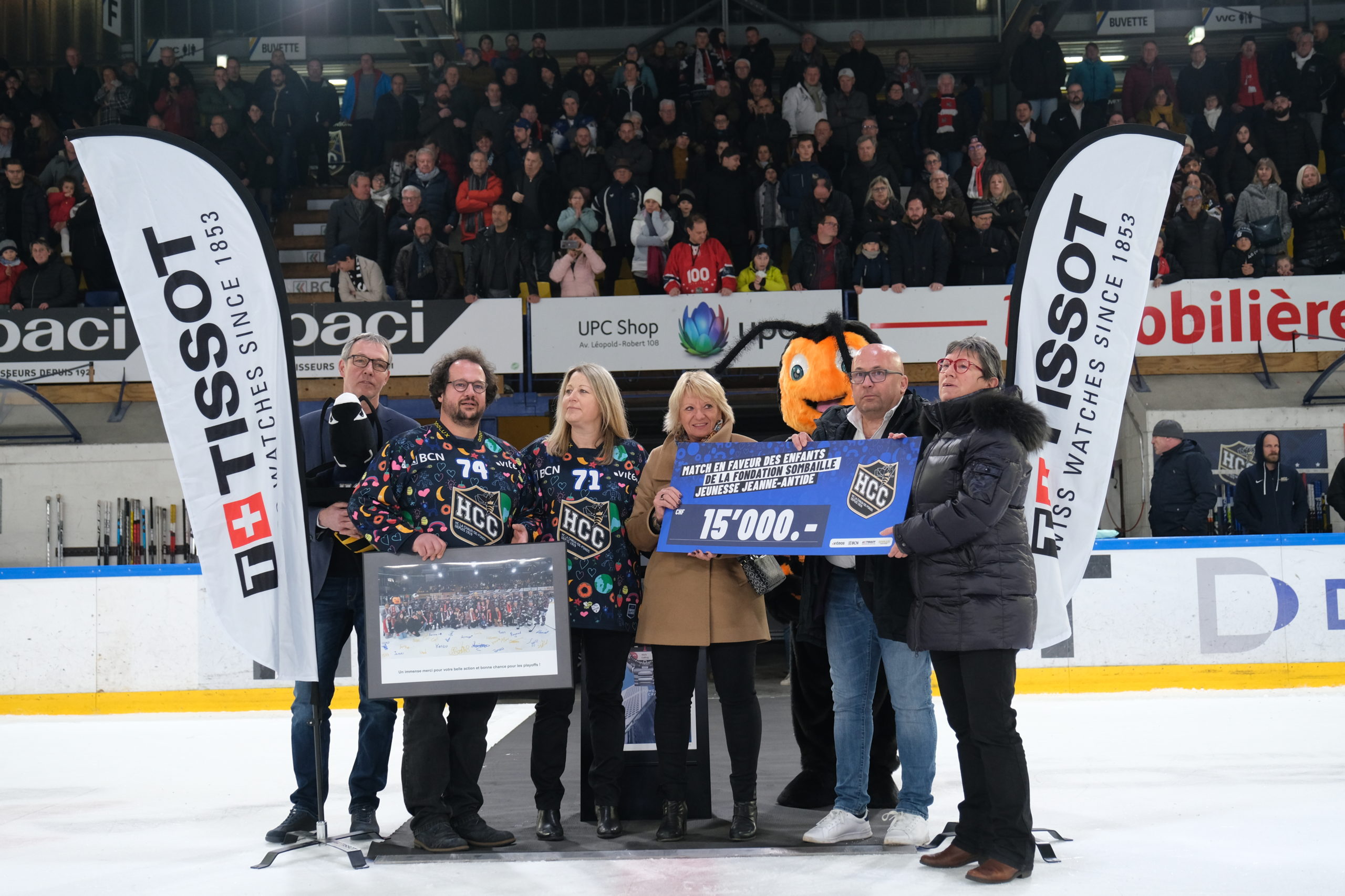 CHF 15’000.- récoltés pour la Fondation Sombaille Jeunesse