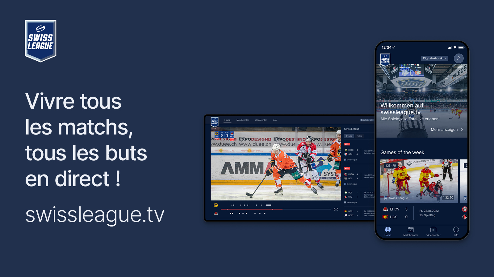 Swiss League lance swissleague.tv pour la nouvelle saison