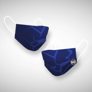 Masque en tissu bleu