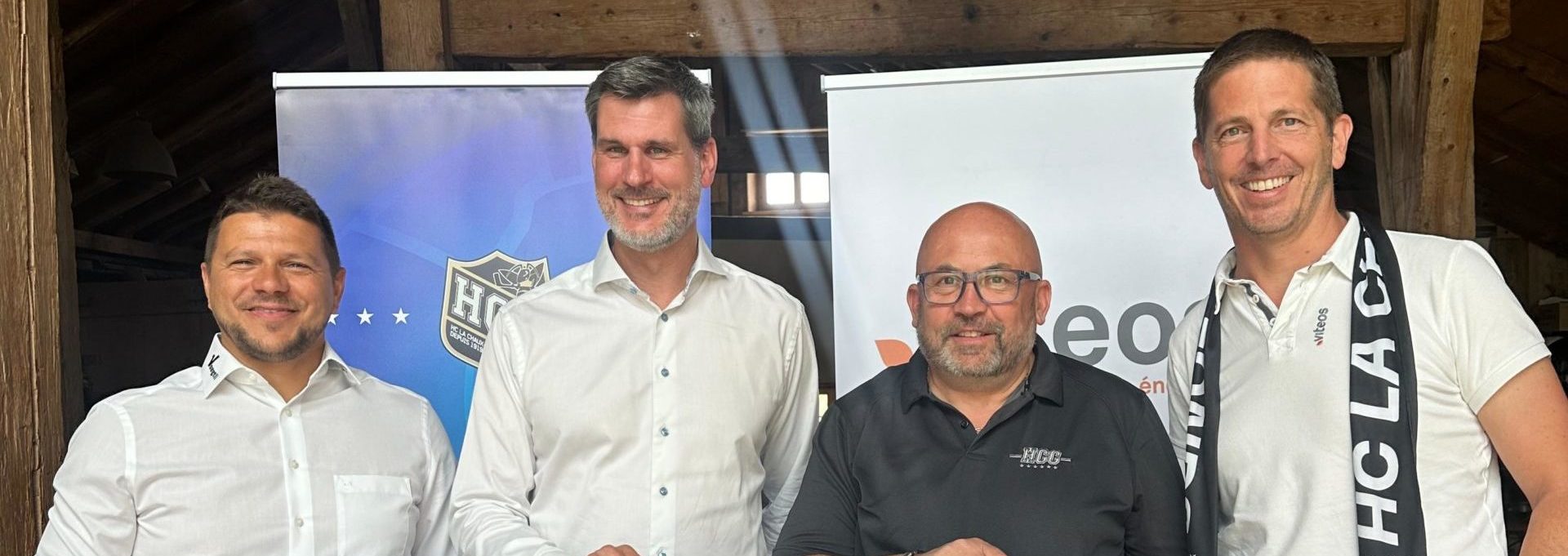 Viteos et le HCC s’engagent pour un partenariat durable