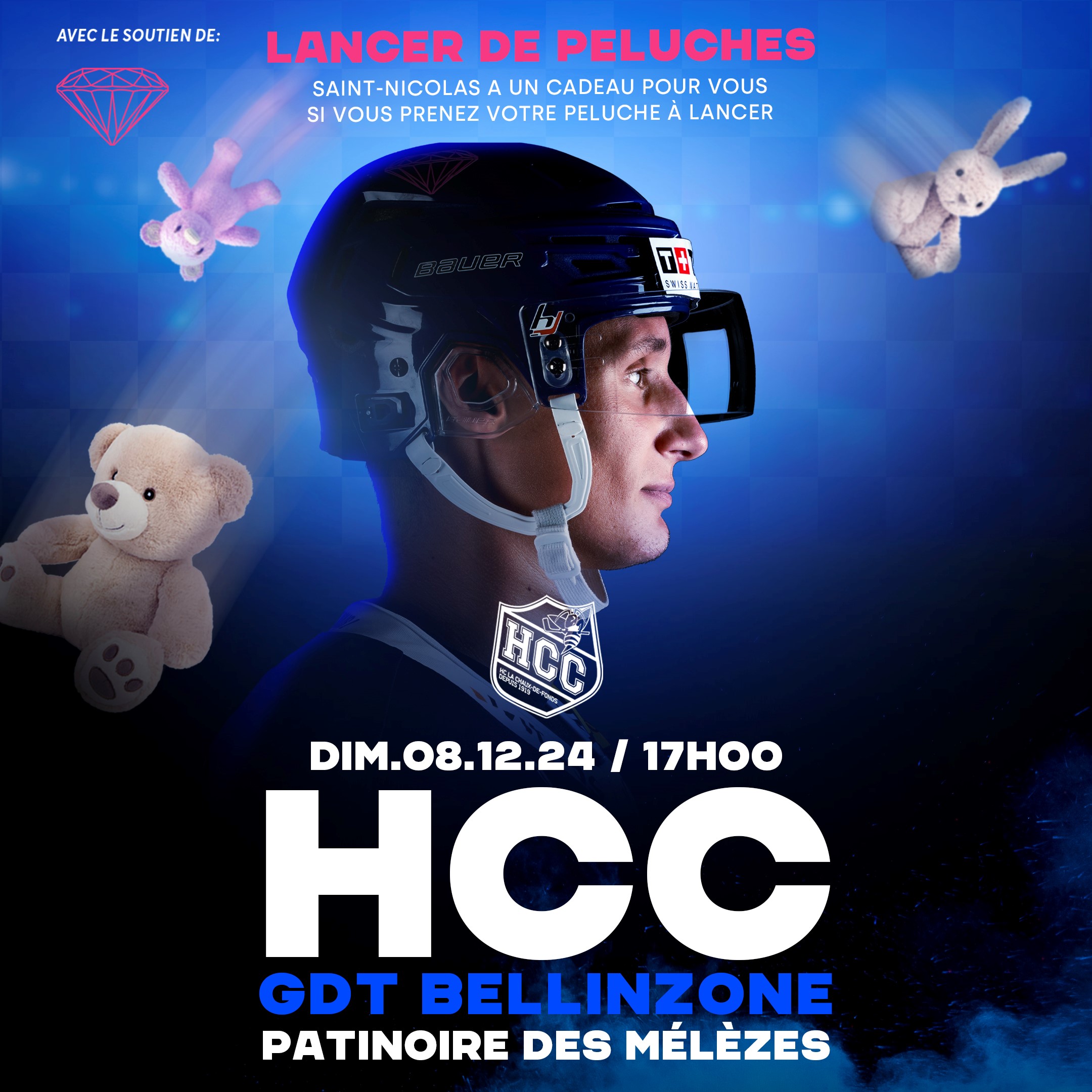 Un grand lancer de peluches dimanche aux Mélèzes !